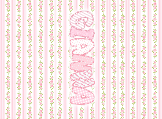 206- pastel rose stripes