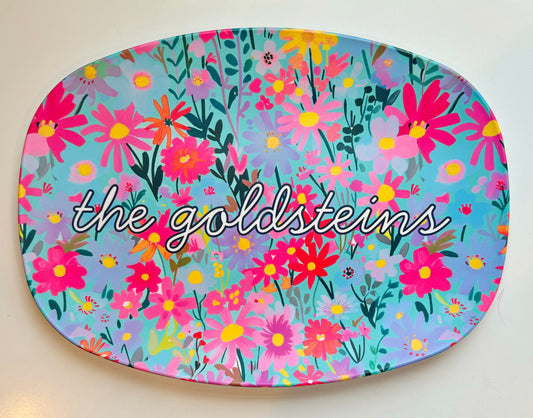Personalized Unbreakable Serving Platter | Custom Indoor & Outdoor Platter
