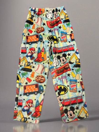 Kids fuzzy pajama pants