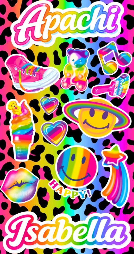 Custom Camp Sticker Sheet
