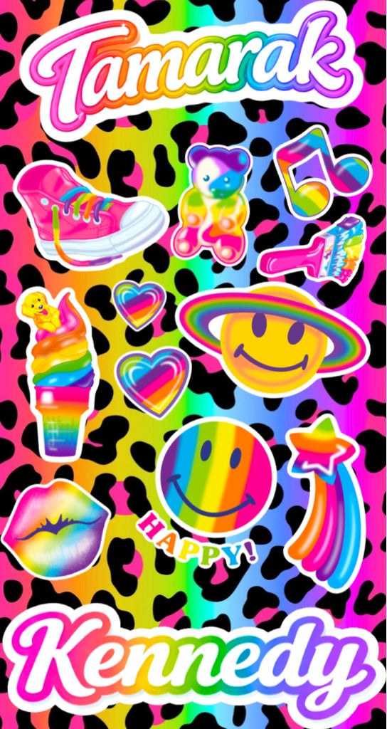 Custom Camp Sticker Sheet