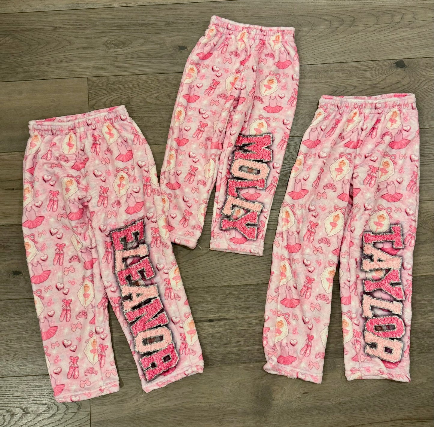 Custom Fuzzy Pajama Pants | Personalized Plush Lounge Pants for Kids & Adults