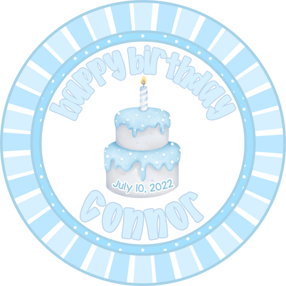Birthday plate