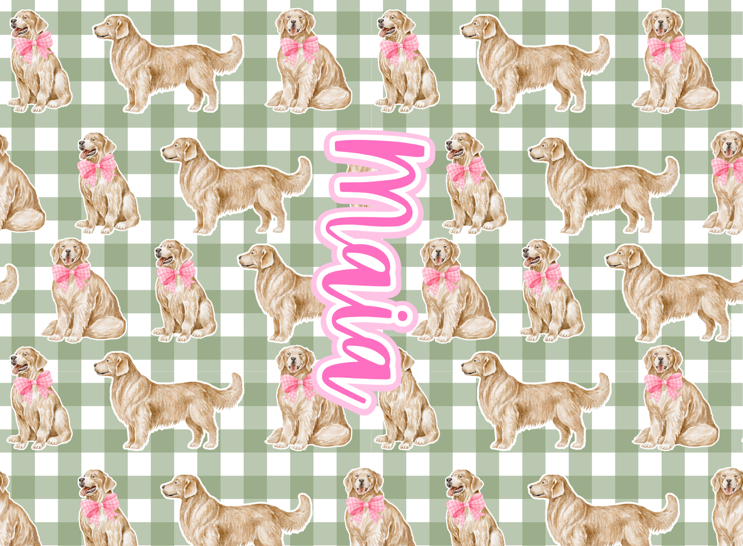 036- green girly pups
