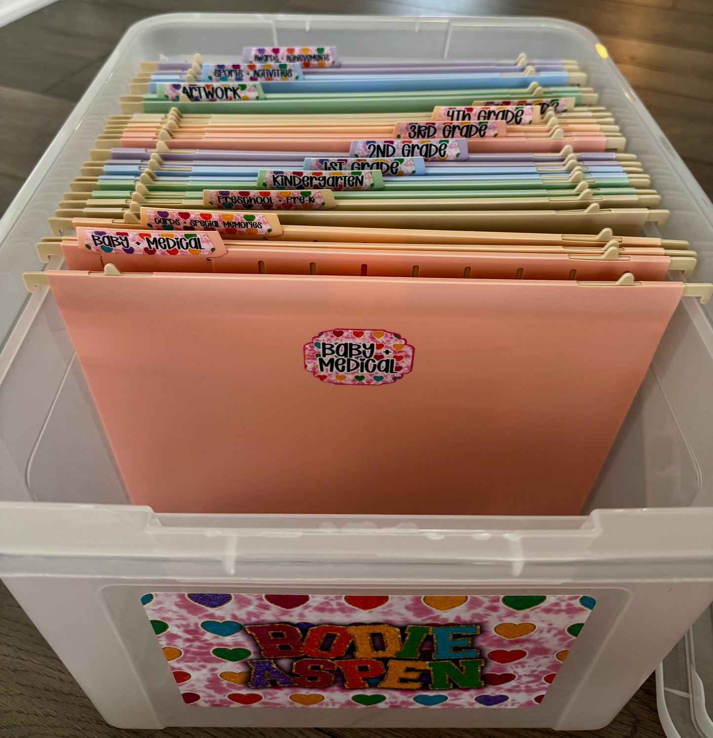 Personalized Memory + Art Keepsake Box