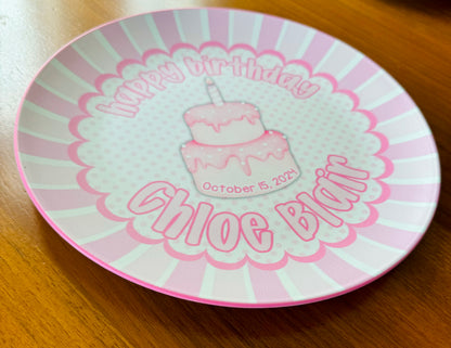 Birthday plate