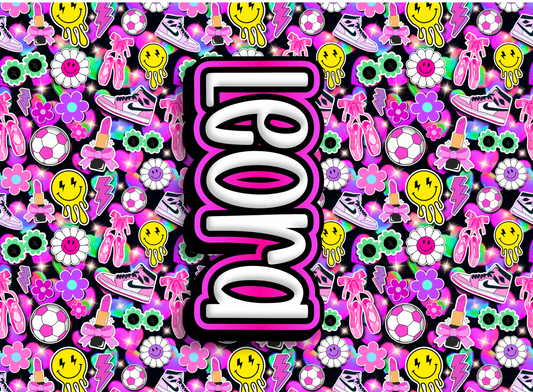 275- neon girly graphics