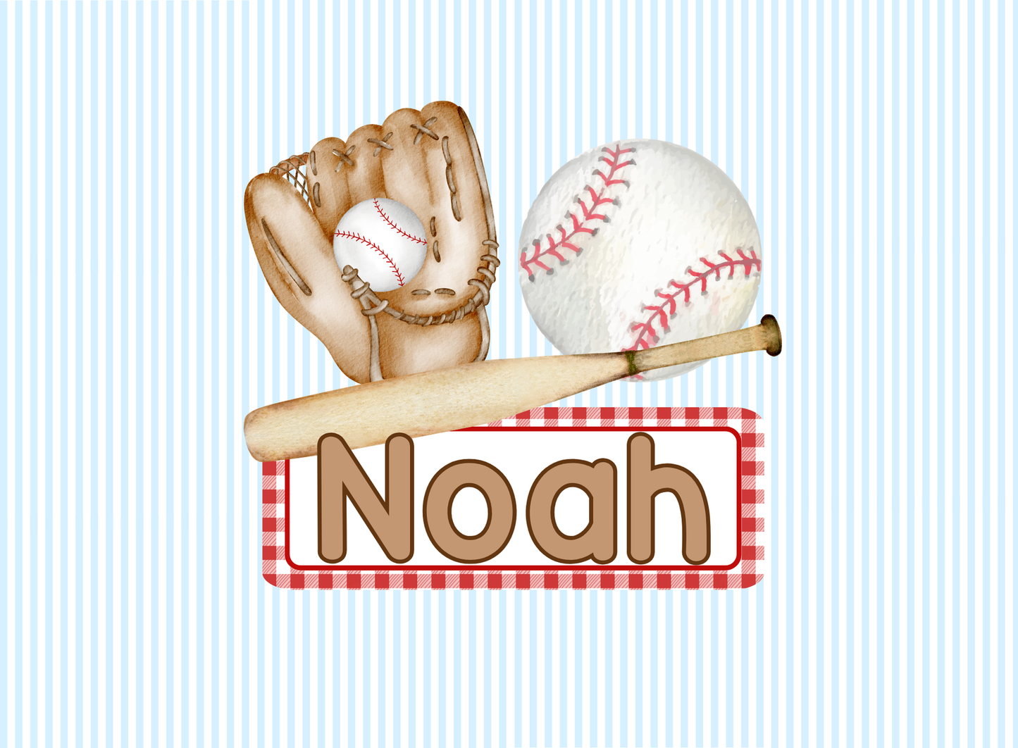 115- seersucker baseball equipment