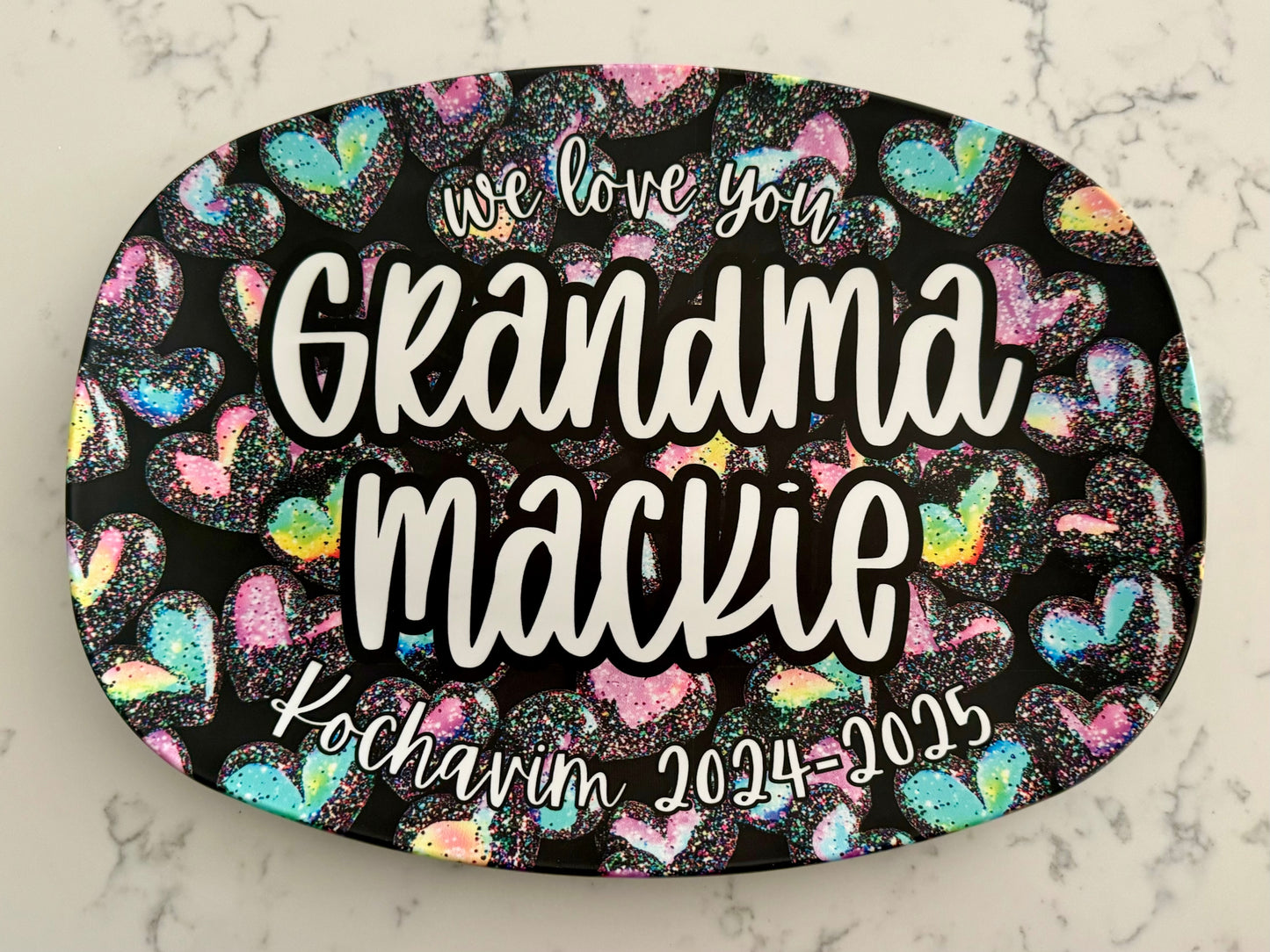 Personalized Unbreakable Serving Platter | Custom Indoor & Outdoor Platter