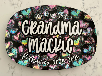 Personalized Unbreakable Serving Platter | Custom Indoor & Outdoor Platter