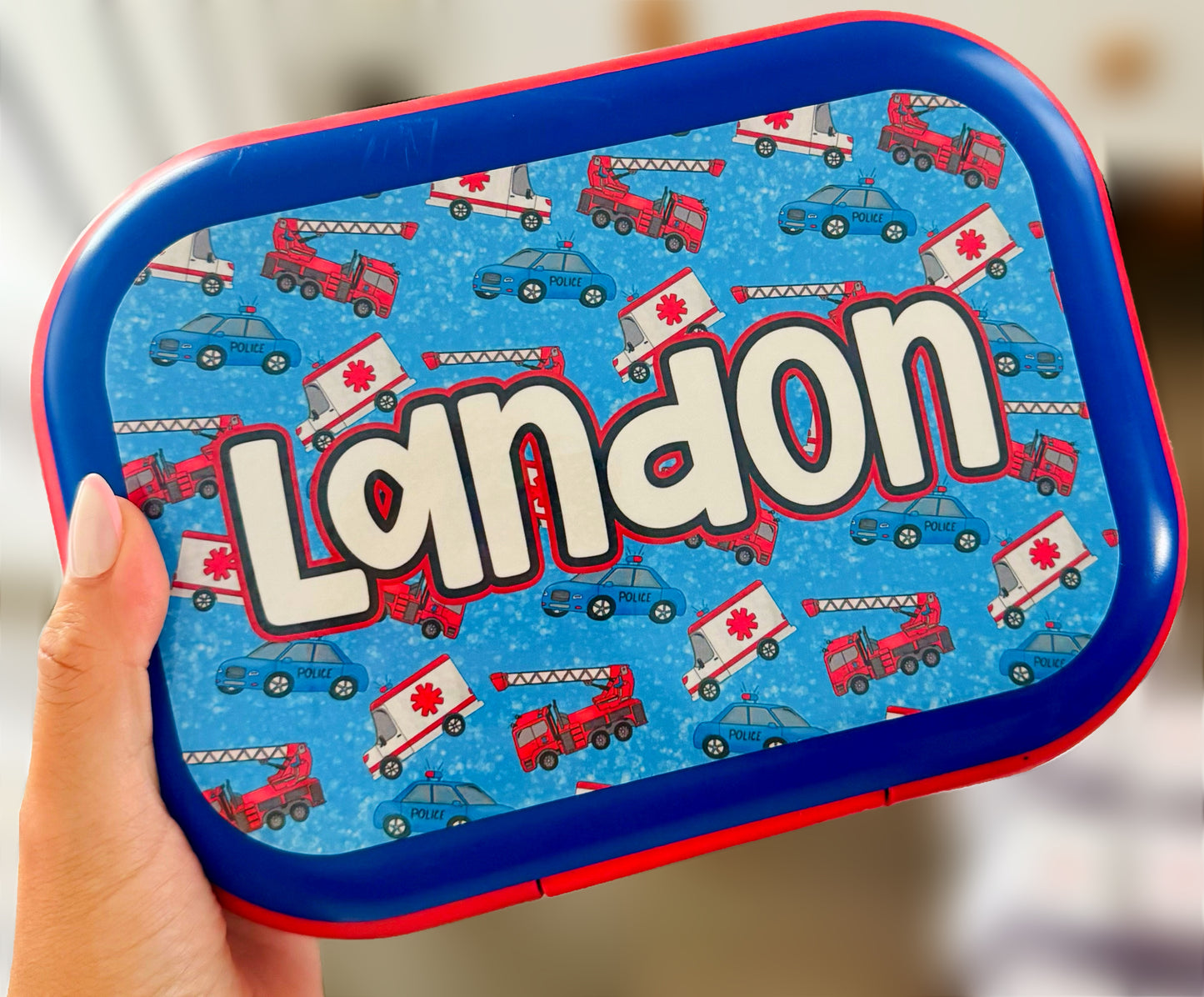 Personalized Bento Box Lid Skin