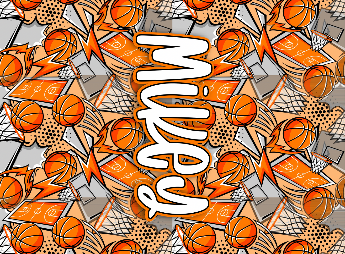 268- comic slam basketballs