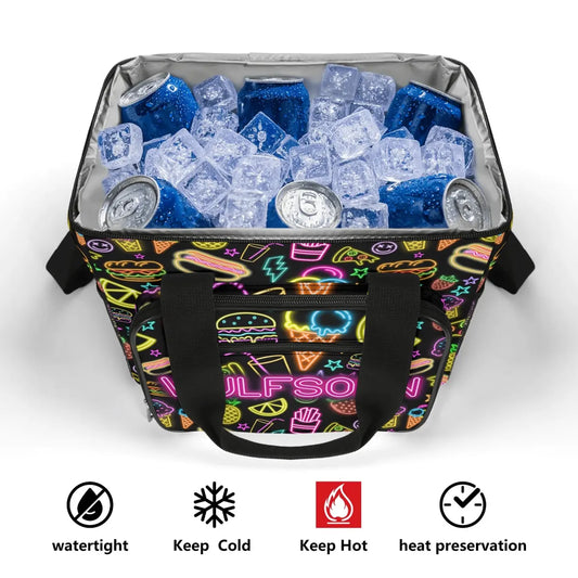 Personalized Cooler Bag | Custom Name Insulated Lunch + Snack Bag