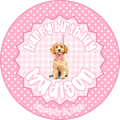 Birthday plate