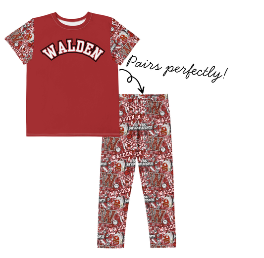 Custom School Spirit Leggings 🎒 | Personalized Kids Leggings | Any School, Any Colors | Back to School Outfit