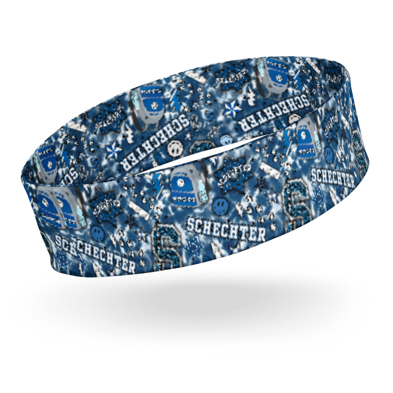 Custom School Spirit Athletic Headband | Personalized School Headband | Stretchy Non-Slip Sports Headband | Matches Your Set