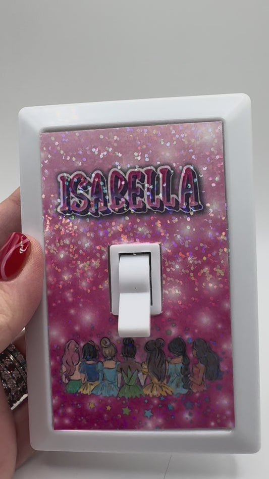 Custom Portable LED Night Light – Personalized Stick-On Wall Light